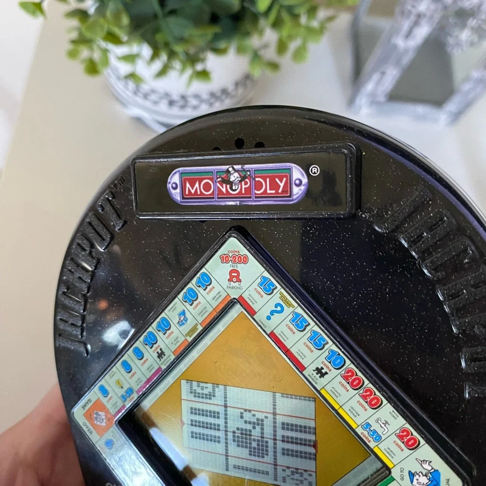 Hasbro Monopoly Jackpot Electronic Handheld Slots Game - Works!